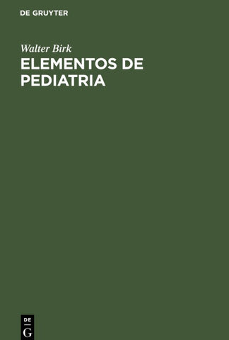 Elementos de Pediatria