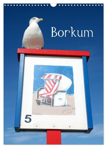 Borkum (Wandkalender 2027 DIN A3 hoch), CALVENDO Monatskalender