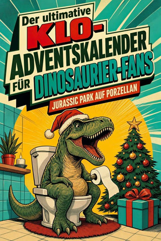 Der ultimative Klo-Adventskalender für Dinosaurier-Fans