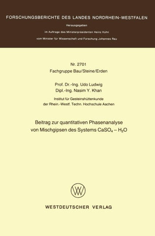 Beitrag zur quantitativen Phasenanalyse von Mischgipsen des Systems CaSO4 — H2O