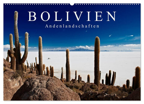 Bolivien Andenlandschaften "CH-Version" (Wandkalender 2026 DIN A2 quer), CALVENDO Monatskalender