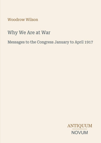Why We Are at War