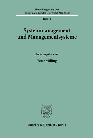 Systemmanagement und Managementsysteme.