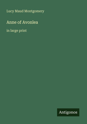 Anne of Avonlea
