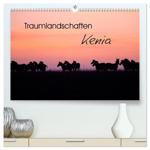 Traumlandschaften Kenia (hochwertiger Premium Wandkalender 2027 DIN A2 quer), Kunstdruck in Hochglanz