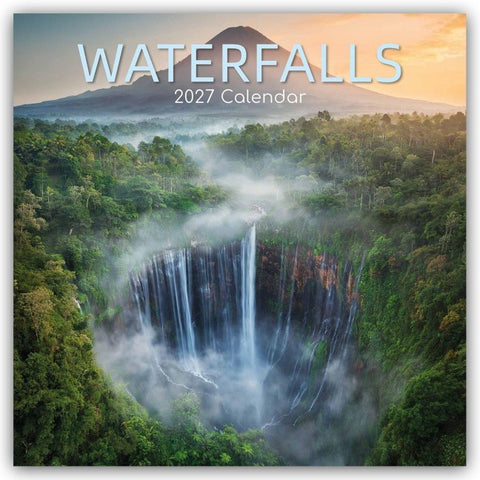 Waterfalls – Wasserfälle 2027 – 16-Monatskalender