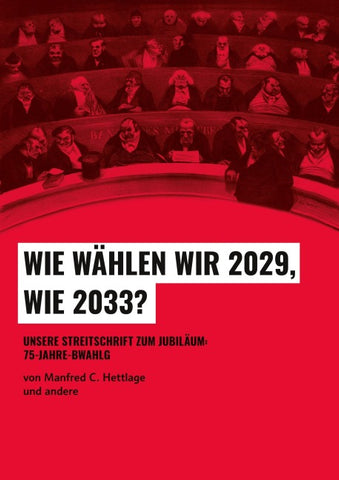 Wie wählen wir 2029, wie 2033?