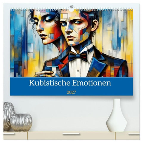 Kubistische Emotionen (hochwertiger Premium Wandkalender 2027 DIN A2 quer), Kunstdruck in Hochglanz