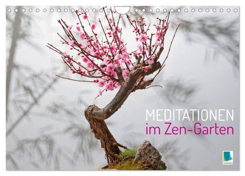 Meditationen im Zen-Garten (Wandkalender 2027 DIN A4 quer), CALVENDO Monatskalender