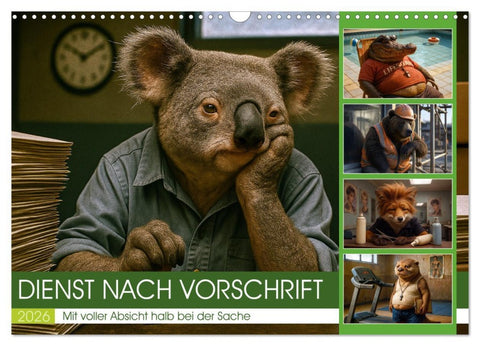 Dienst nach Vorschrift (Wandkalender 2026 DIN A3 quer), CALVENDO Monatskalender