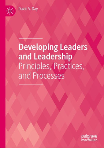 Developing Leaders and Leadership