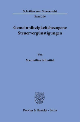 Gemeinnützigkeitsbezogene Steuervergünstigungen