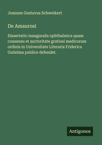 De Amaurosi