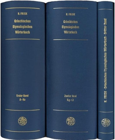 Griechisches etymologisches Wörterbuch / A - Ko