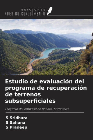 Estudio de evaluación del programa de recuperación de terrenos subsuperficiales