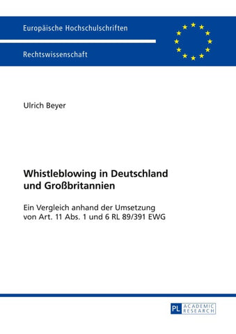 Whistleblowing in Deutschland und Großbritannien