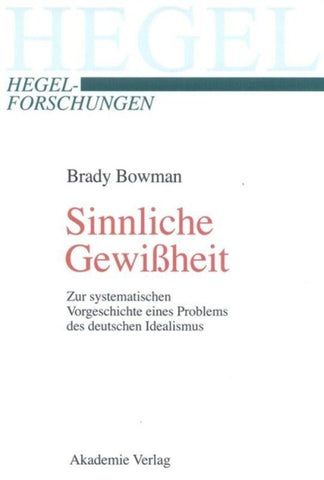 Sinnliche Gewißheit
