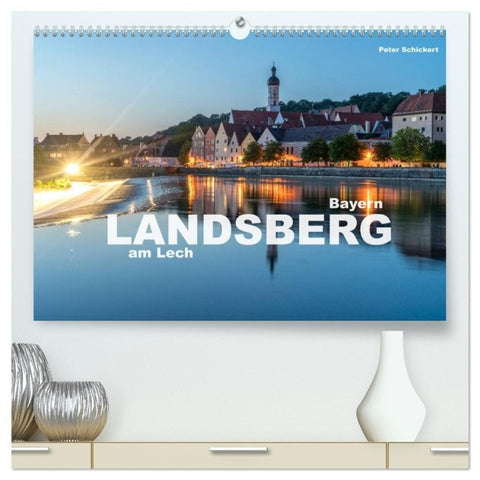 Landsberg am Lech (hochwertiger Premium Wandkalender 2027 DIN A2 quer), Kunstdruck in Hochglanz