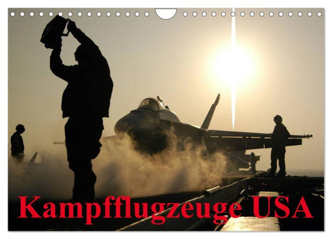 Kampfflugzeuge USA (Wandkalender 2026 DIN A4 quer), CALVENDO Monatskalender