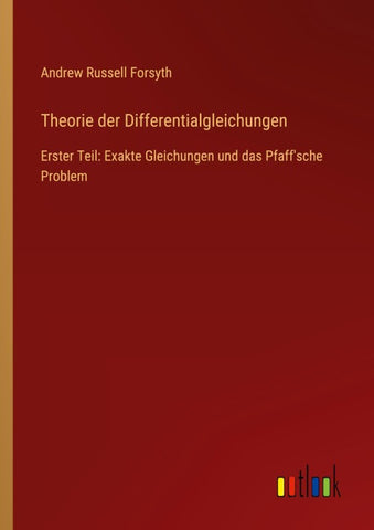Theorie der Differentialgleichungen
