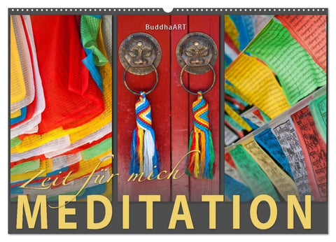 MEDITATION Zeit für mich (Wandkalender 2026 DIN A2 quer), CALVENDO Monatskalender