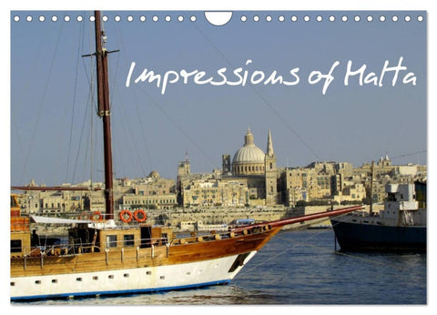 Impressions of Malta (Wall Calendar 2026 DIN A4 landscape), CALVENDO 12 Month Wall Calendar