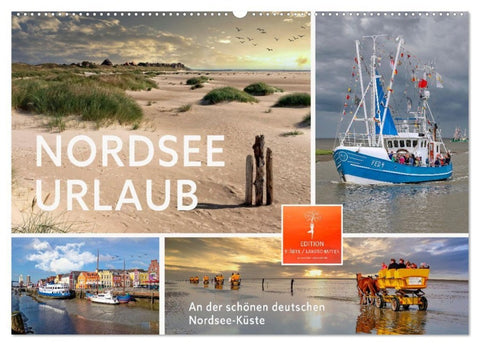 Nordsee-Urlaub (Wandkalender 2027 DIN A2 quer), CALVENDO Monatskalender
