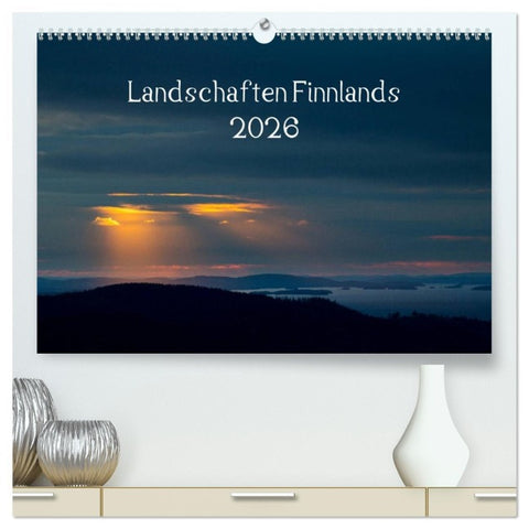 Landschaften Finnlands (hochwertiger Premium Wandkalender 2026 DIN A2 quer), Kunstdruck in Hochglanz
