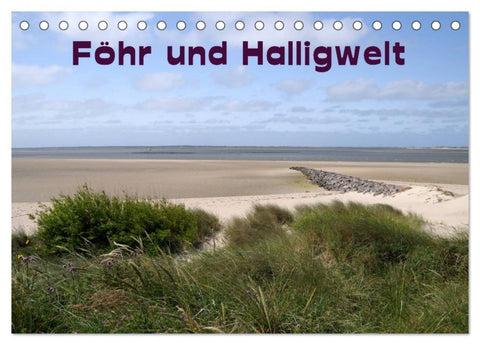 Föhr und Halligwelt 2026 (Tischkalender 2026 DIN A5 quer), CALVENDO Monatskalender