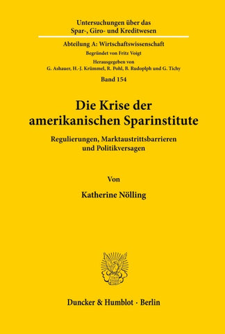 Die Krise der amerikanischen Sparinstitute.