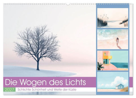 Die Wogen des Lichts (Wandkalender 2027 DIN A2 quer), CALVENDO Monatskalender