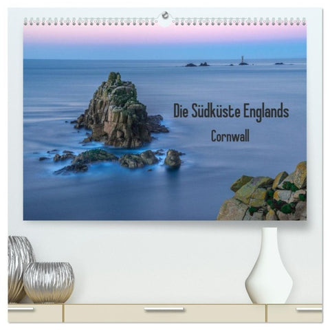 Die Südküste Englands - Cornwall (hochwertiger Premium Wandkalender 2027 DIN A2 quer), Kunstdruck in Hochglanz