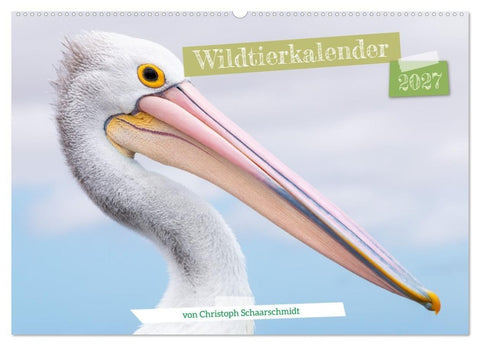 Wildtierkalender (Wandkalender 2027 DIN A2 quer), CALVENDO Monatskalender
