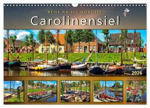 Reise an die Nordsee - Carolinensiel (Wandkalender 2026 DIN A3 quer), CALVENDO Monatskalender