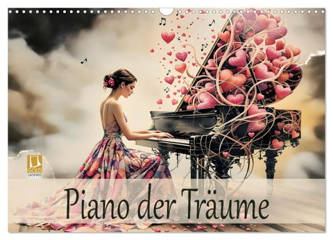 Piano der Träume (Wandkalender 2027 DIN A3 quer), CALVENDO Monatskalender