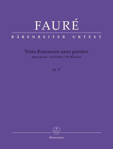 Trois Romances sans paroles für Klavier op. 17