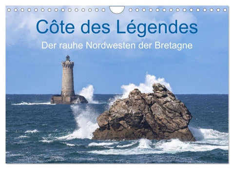 Cote des Legendes - Der rauhe Nordwesten der Bretagne (Wandkalender 2027 DIN A4 quer), CALVENDO Monatskalender