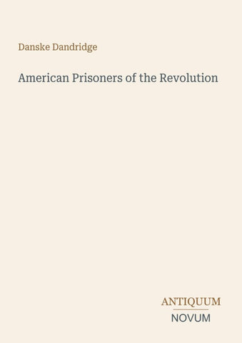American Prisoners of the Revolution