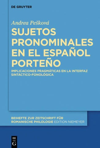 Sujetos pronominales en el español porteño