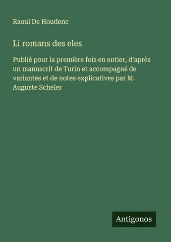 Li romans des eles