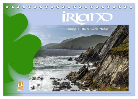 Irland - Rauhe Küste und Wilde Natur (Tischkalender 2027 DIN A5 quer), CALVENDO Monatskalender