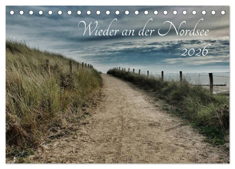 Wieder an der Nordsee (Tischkalender 2026 DIN A5 quer), CALVENDO Monatskalender
