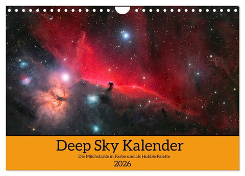 Deep Sky Kalender (Wandkalender 2026 DIN A4 quer), CALVENDO Monatskalender