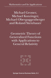 Geometric Theory of Generalized Functions with Applications to General Relativity