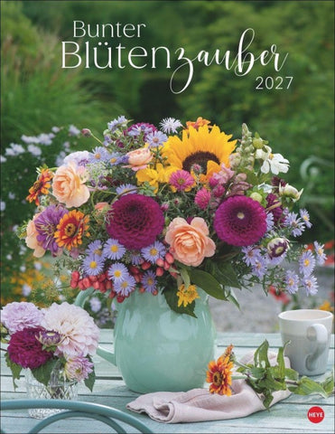 Bunter Blütenzauber Posterkalender 2027