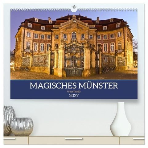 Magisches Münster (hochwertiger Premium Wandkalender 2027 DIN A2 quer), Kunstdruck in Hochglanz