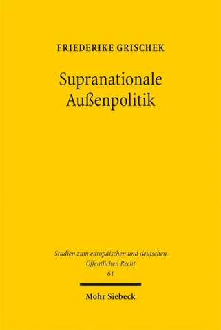 Supranationale Außenpolitik