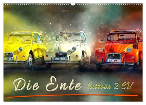Die Ente - Citroën 2CV (Wandkalender 2027 DIN A2 quer), CALVENDO Monatskalender
