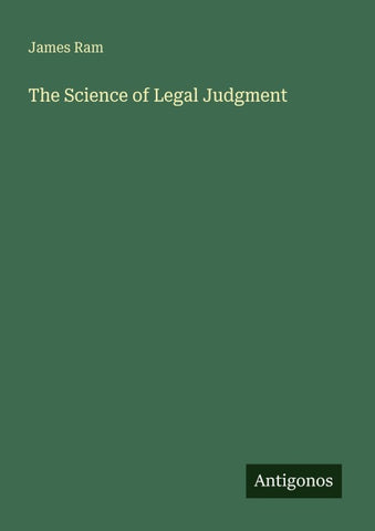 The Science of Legal Judgment