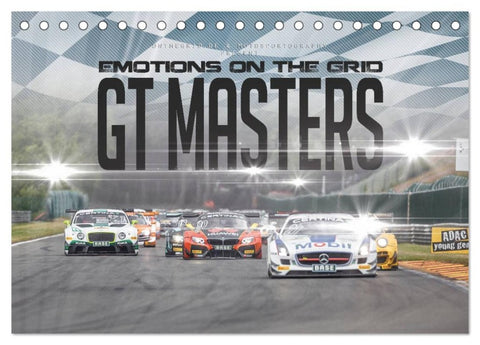 EMOTIONS ON THE GRID - GT Masters (Tischkalender 2026 DIN A5 quer), CALVENDO Monatskalender